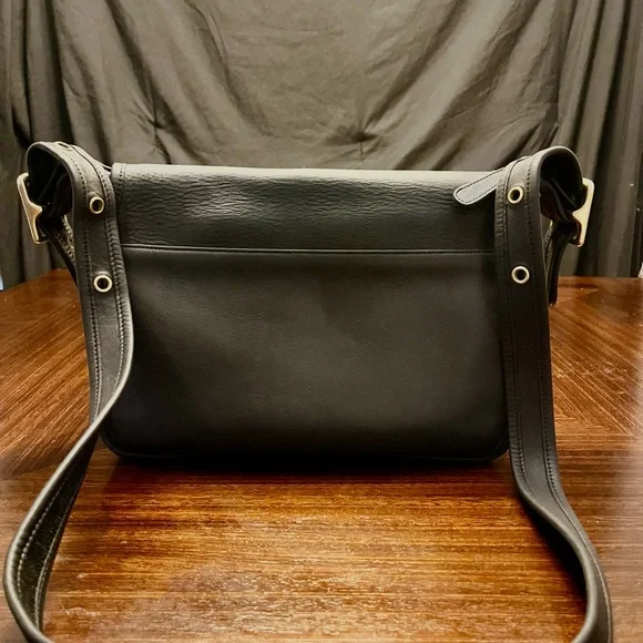 Vintage Coach Slim Satchel 9951 Black Made in USA - Picture 3 of 8